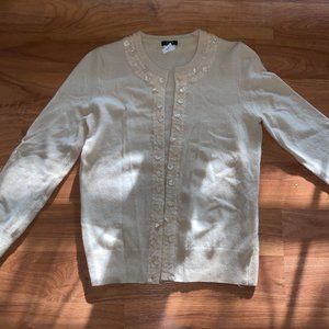 J. Crew Cream Cardigan